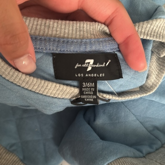Blue Quilted Baby Outfit - Picture 4 of 4